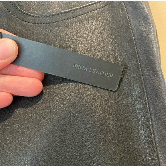 NWT J Brand Irina Leather Pants Size 27 - Picture 8 of 8